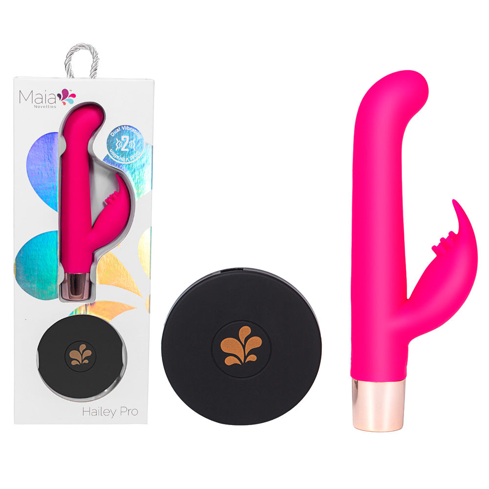 Maia HAILEY PRO -  15.2 cm QI Wireless Rechargeable Rabbit Vibrator