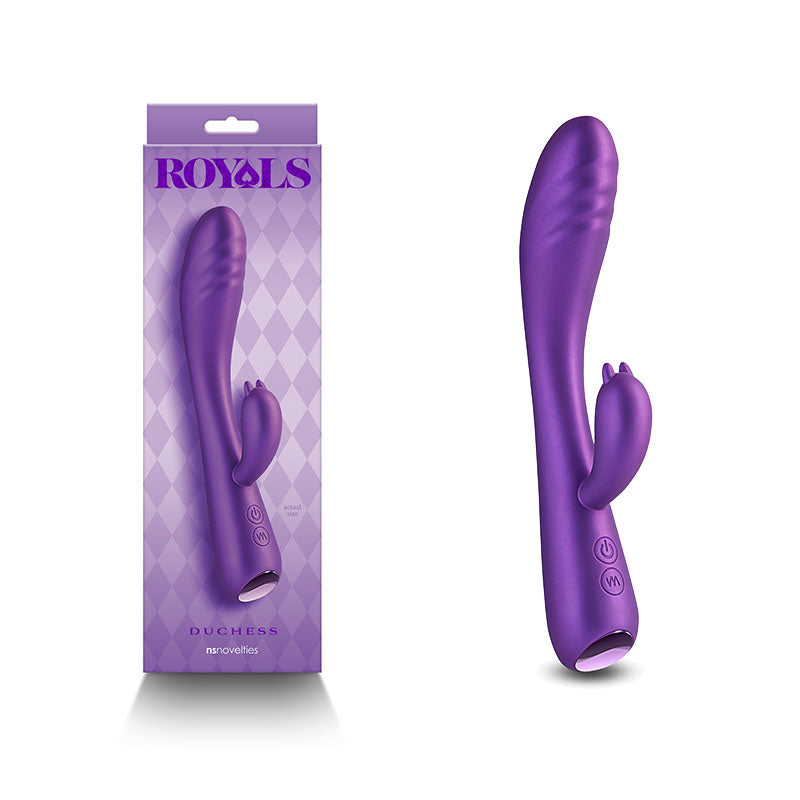 Royals - Duchess - Metallic  - Metallic  21.2 cm USB Rechargeable Rabbit Vibrator