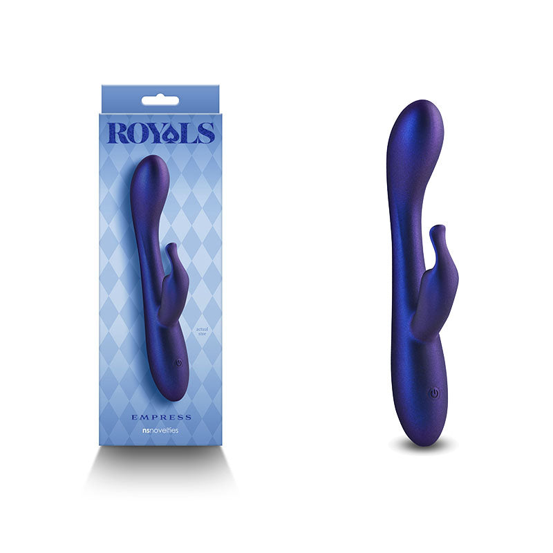 Royals - Empress - Metallic  - Metallic  19.1 cm USB Rechargeable Rabbit Vibrator