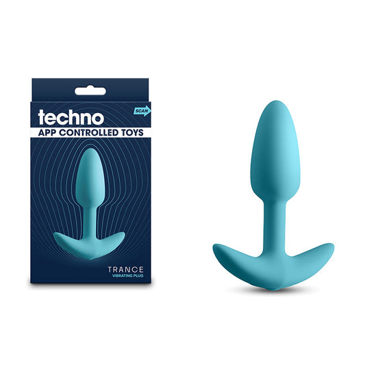 Techno - Trance -  10.9 cm USB Rechargeable Butt Plug with App Control