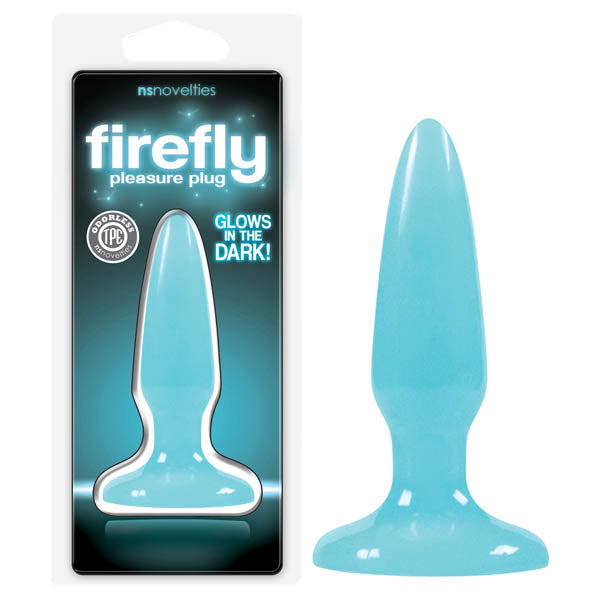 Firefly Pleasure Plug - Glow-in-the-Dark  8.1 cm (3.2'') Mini Butt Plug