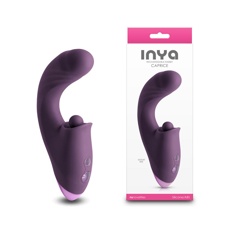 INYA Caprice -  -  17.7 cm USB Rechargeable Vibrator with Clitoral Thumper