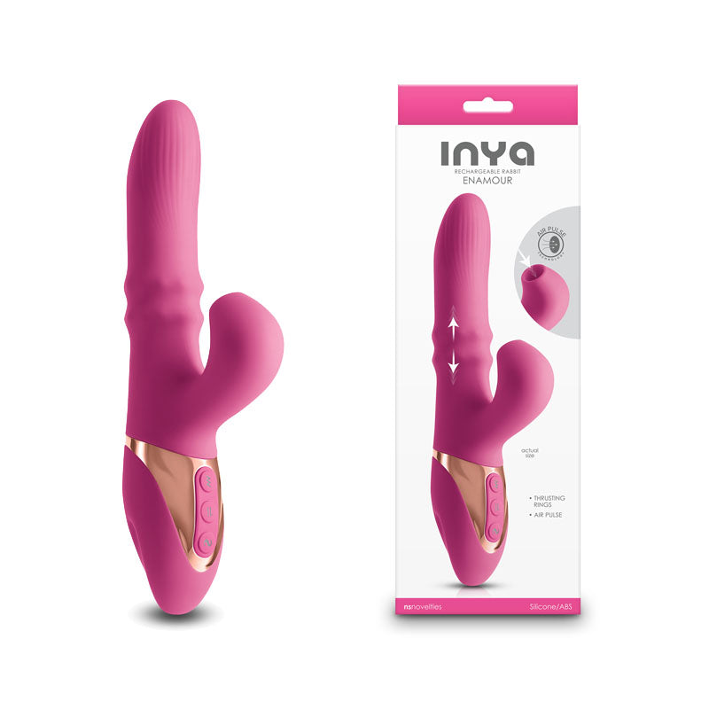 INYA Enamour -  -  31.5 cm USB Rechargeable Vibrator with Air Pulse