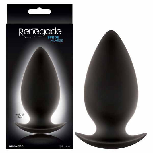 Renegade - Spades -  11.2 cm (4.4'') XL Butt Plug