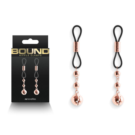 Bound Nipple Clamps - D1 -  - /Black Nipple Clamps - Set of 2