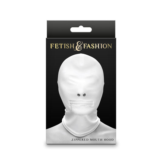 Fetish & Fashion - Zippered Mouth Hood -  -  Hood