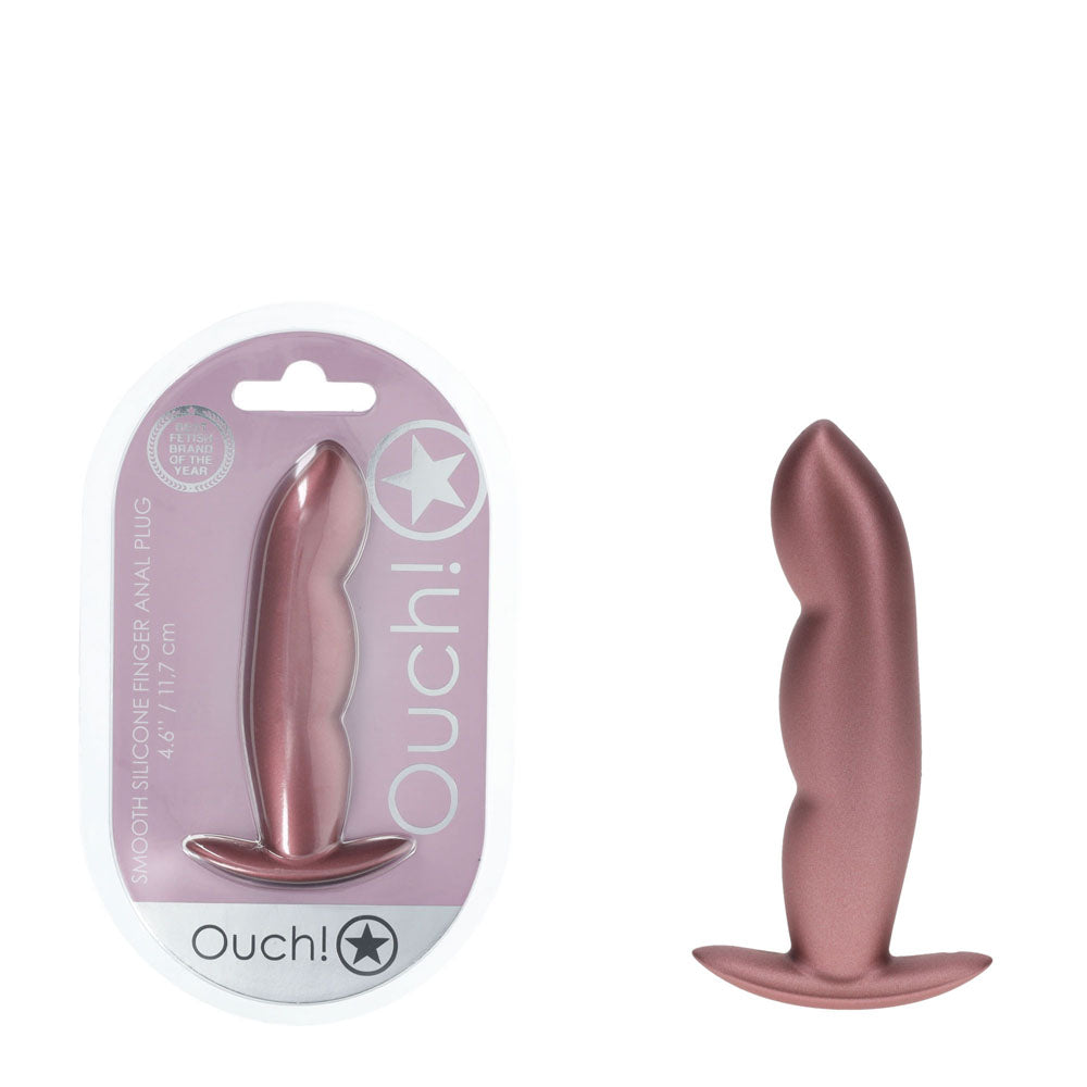 OUCH! Finger Anal Plug -  -  11.7 cm Butt Plug