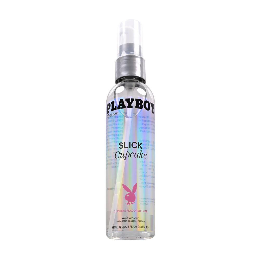 Playboy Pleasure SLICK CUPCAKE - 120 ml - Cupcake Flavoured Water Based Lubricant - 120 ml Bottle