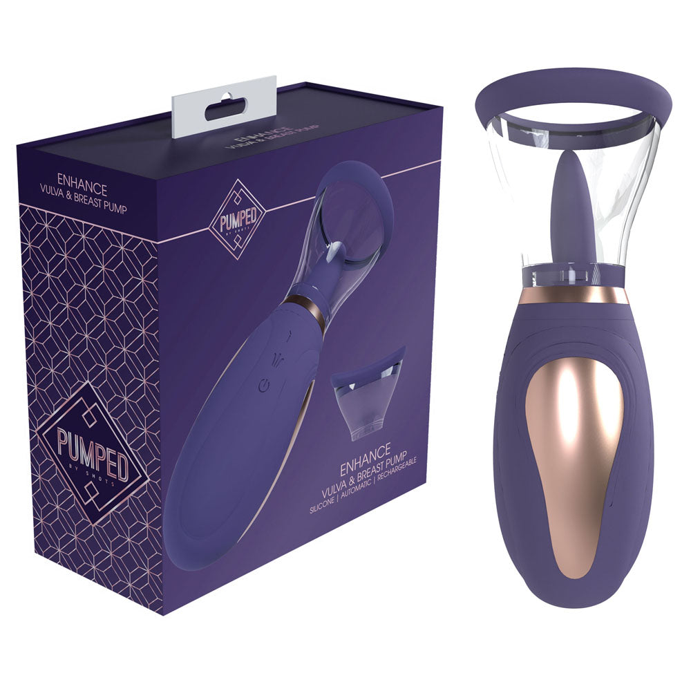 PUMPED Enhance Auto Vulva & Brest Pump -  -  USB Rechargeable Ladies Pump