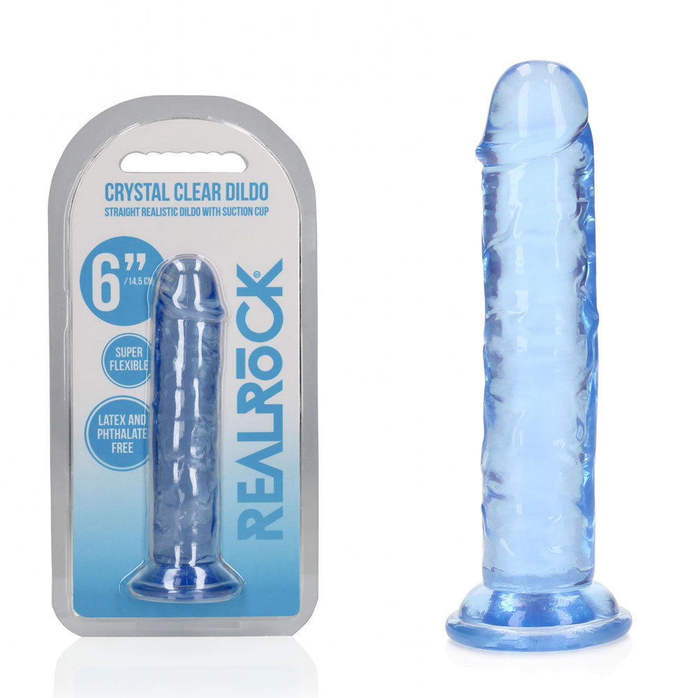 REALROCK 15.5 cm Straight Dildo -  -  15.5 cm (6'') Dong