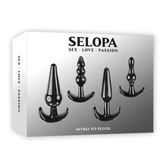 Selopa INTRO TO PLUGS -  Butt Plugs - Set of 4