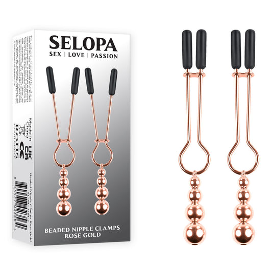 Selopa BEADED NIPPLE CLAMPS -  -  Nipple Clamps - Set of 2