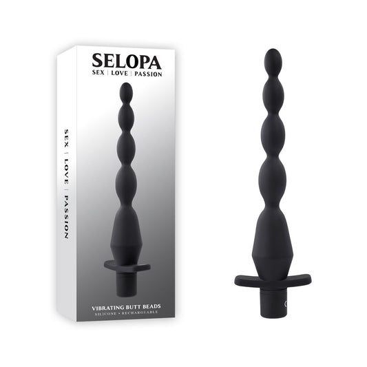 Selopa VIBRATING BUTT BEADS -  22 cm USB Rechargeable Vibrating Anal Beads