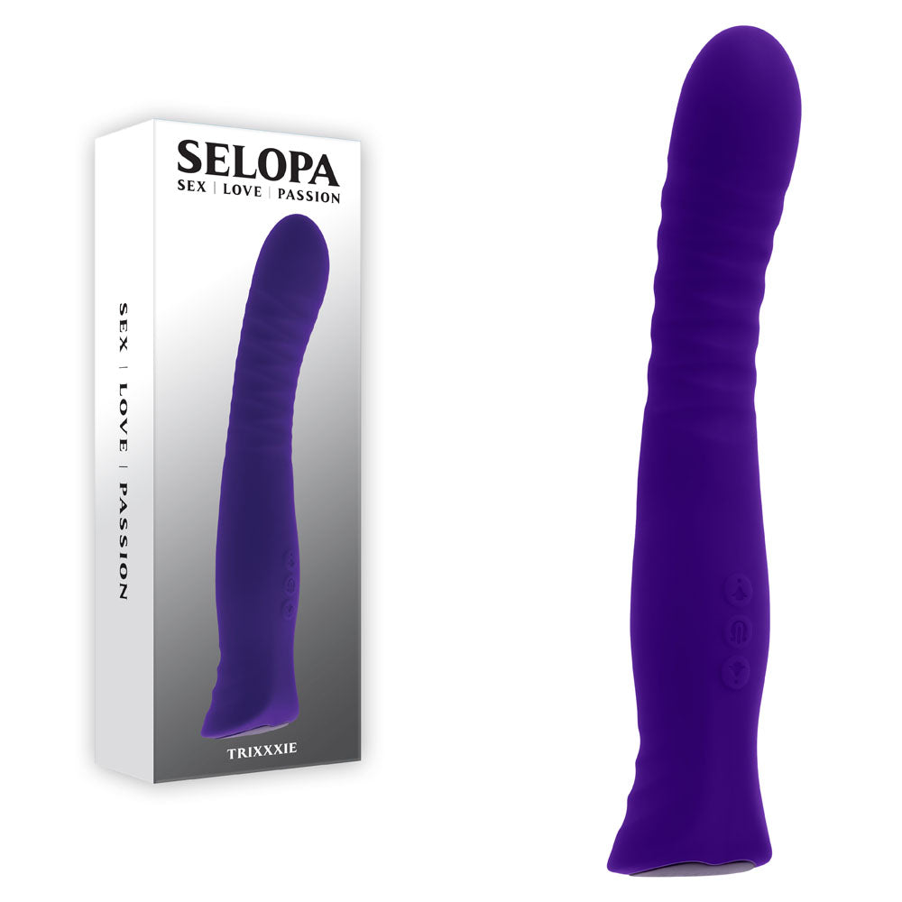 Selopa TRIXXXIE -  22.2 cm USB Rechargeable Vibrator