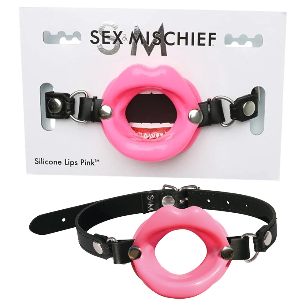 Sex & Mischief Silicone Lips Mouth Gag -  -  Mouth Restraint