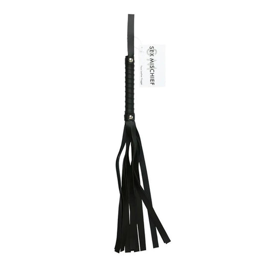 Sex & Mischief Faux Leather Flogger -  Flogger Whip