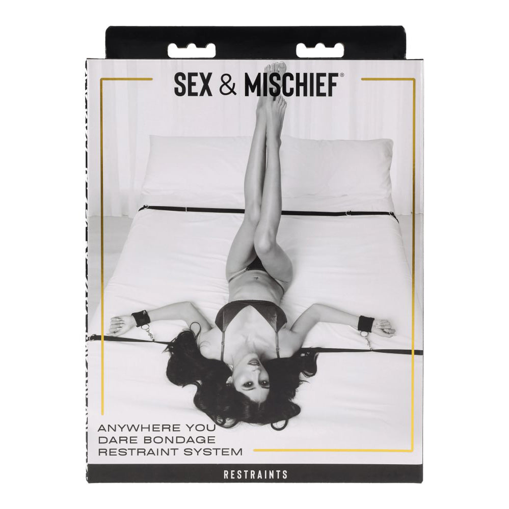 S&M Anywhere You Dare Bondage Restraint System -  Restraint Set