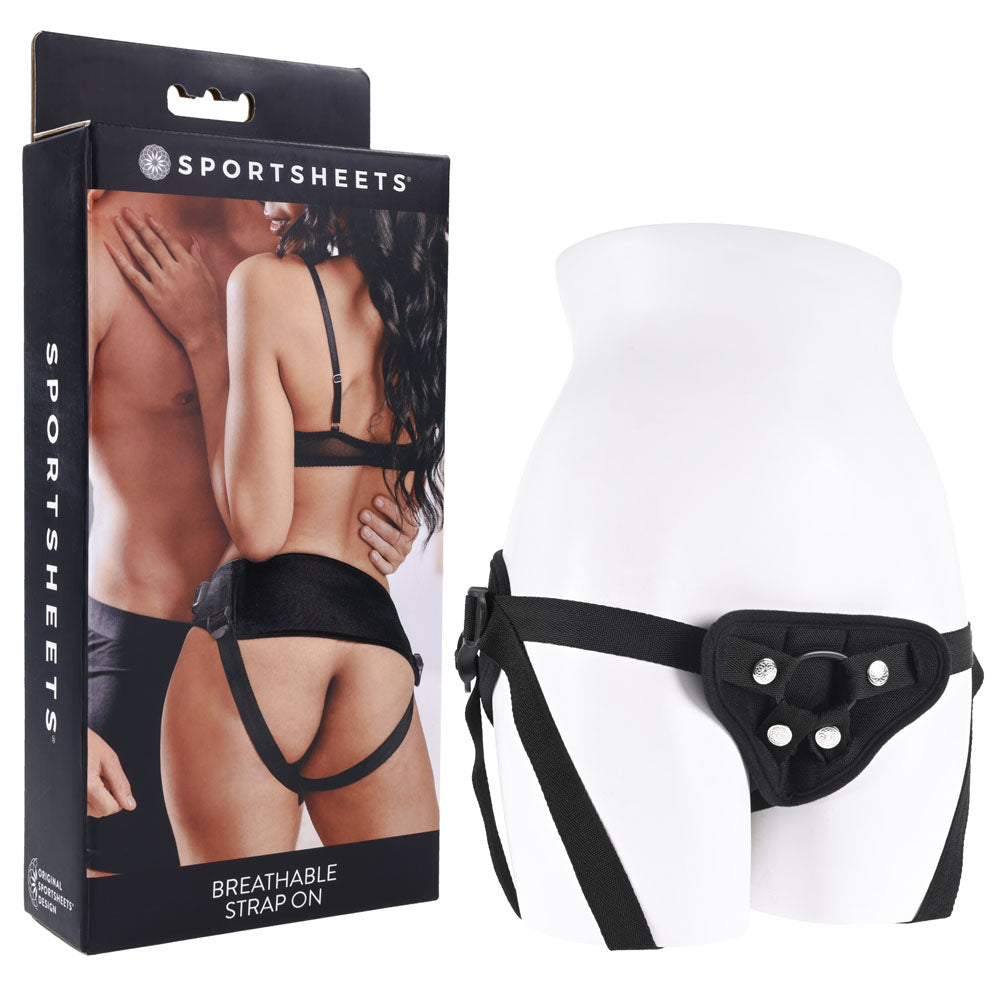 SPORTSHEETS Breathable Strap On -  Adjustable Strap-On Harness (No Probe Included)