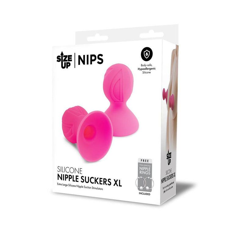 Size Up Silicone Nipple Suckers XL -  - Set of 2