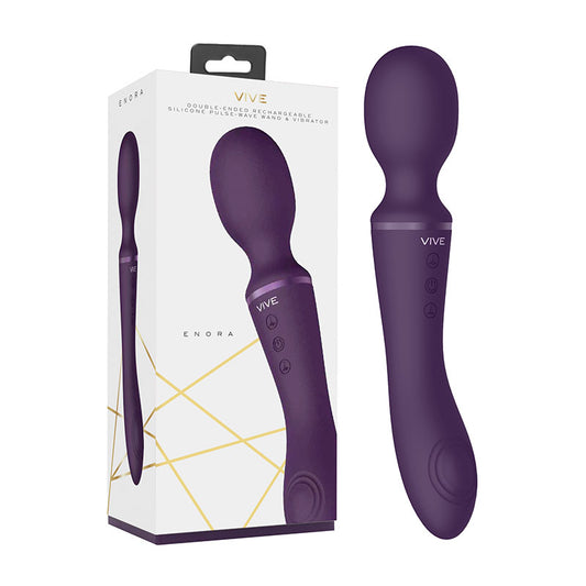 Vive Enora -  22 cm USB Rechargeable Dual Ended Massager Wand