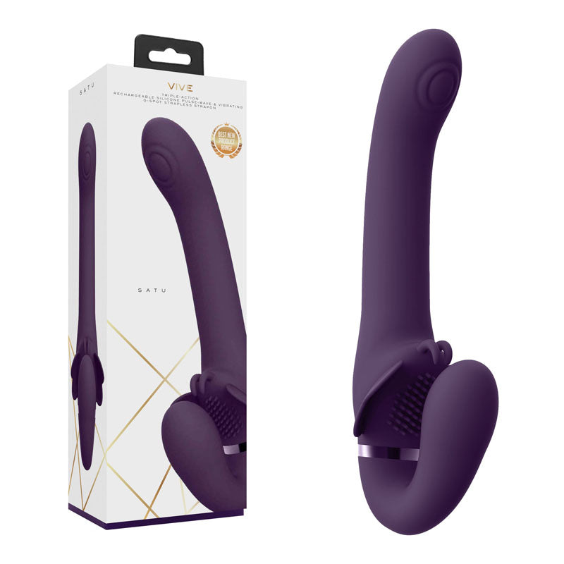 Vive SATU -  23 cm USB Rechargeable Strapless Strap-On