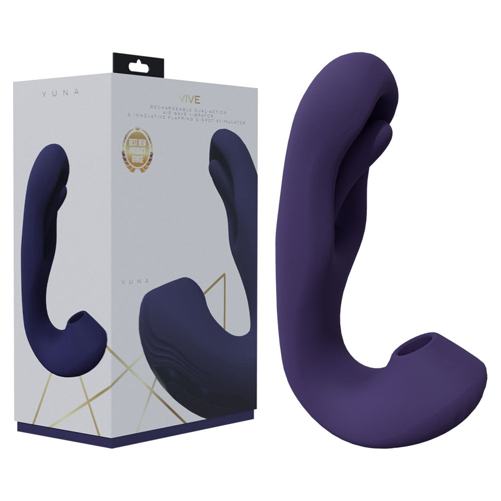 VIVE Yuna -  -  USB Rechargeable Flapping Vibrator with Air Pulsation