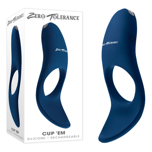 Zero Tolerance CUP 'EM -  USB Rechargeable Vibrating Cock Ring