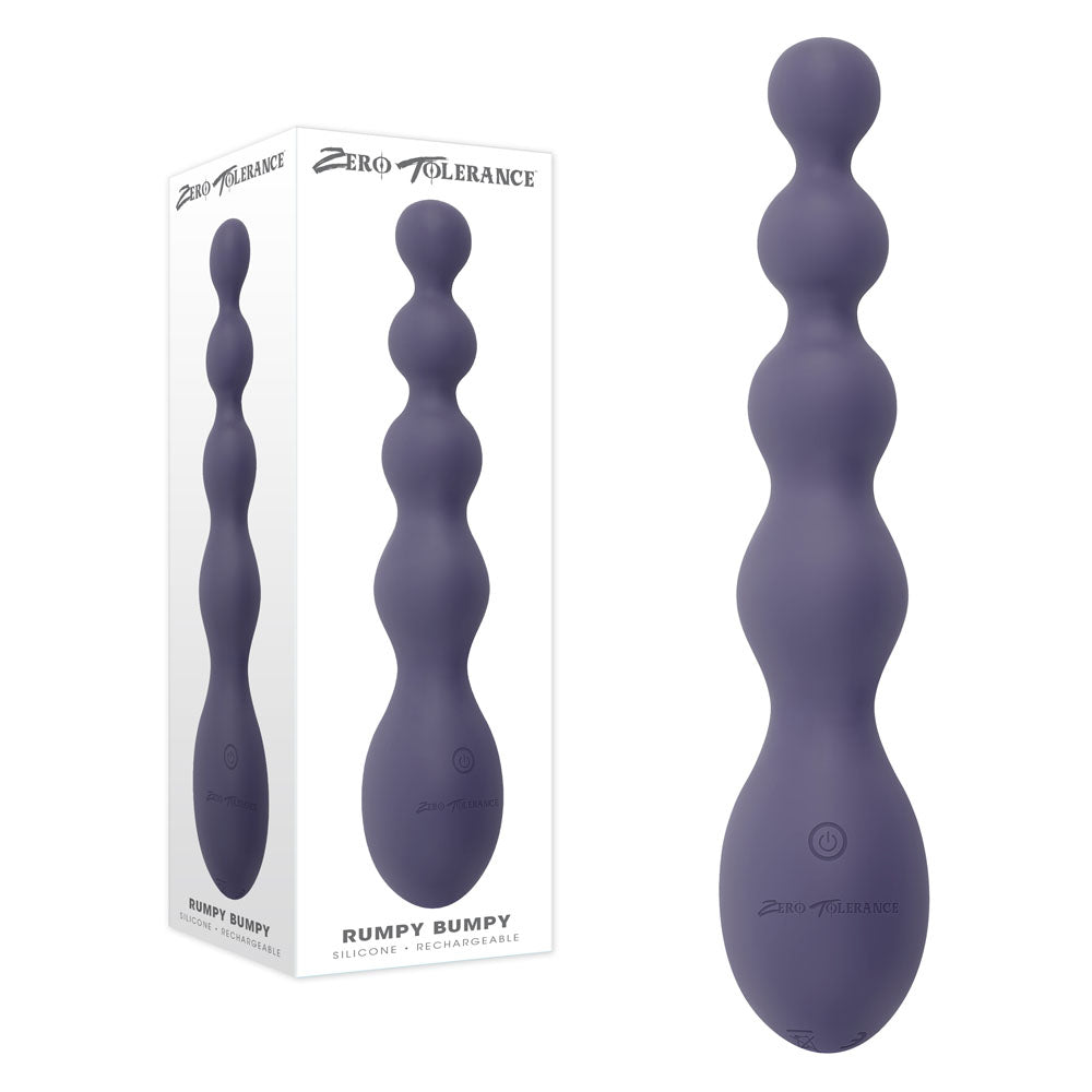 Zero Tolerance RUMPY BUMPY -  17.5 cm USB Rechargeable Vibrating Anal Beads