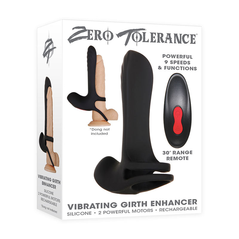 Zero Tolerance Vibrating Girth Enhancer -  USB Rechargeable Sleeve with Wireless Remote