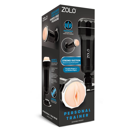 Zolo Personal Trainer -  Vagina Stroker with Suction Mount