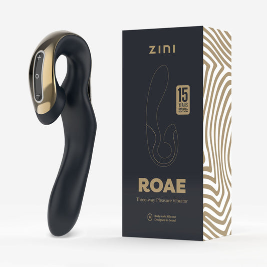 Zini Roae Special Edition - /Gold - /Gold 19.5 cm USB Rechargeable Vibrator