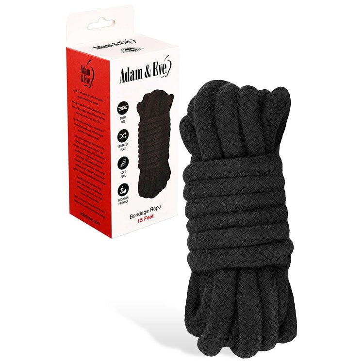 Adam & Eve BONDAGE ROPE - 4.5 metre (15 feet) - Bondage Rope - 4.5 metre Length - Pleasure Den