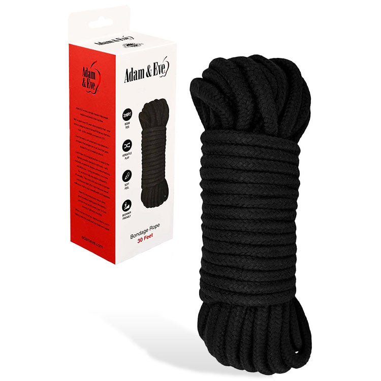 Adam & Eve BONDAGE ROPE - 9 metre (30 feet) - Bondage Rope - 9 metre Length - Pleasure Den
