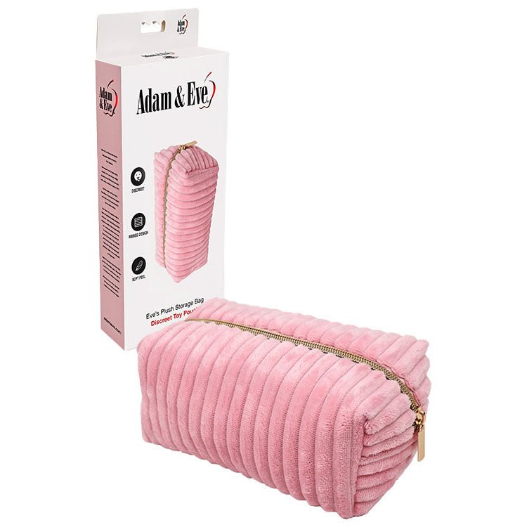 Adam & Eve EVES PLUSH STORAGE BAG - Private Storage Bag - Pleasure Den