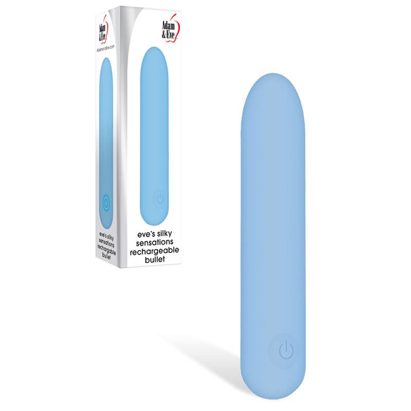Adam & Eve Eve's Silky Sensations Rechargeable Bullet - 9.4 cm USB Rechargeable Bullet - Pleasure Den