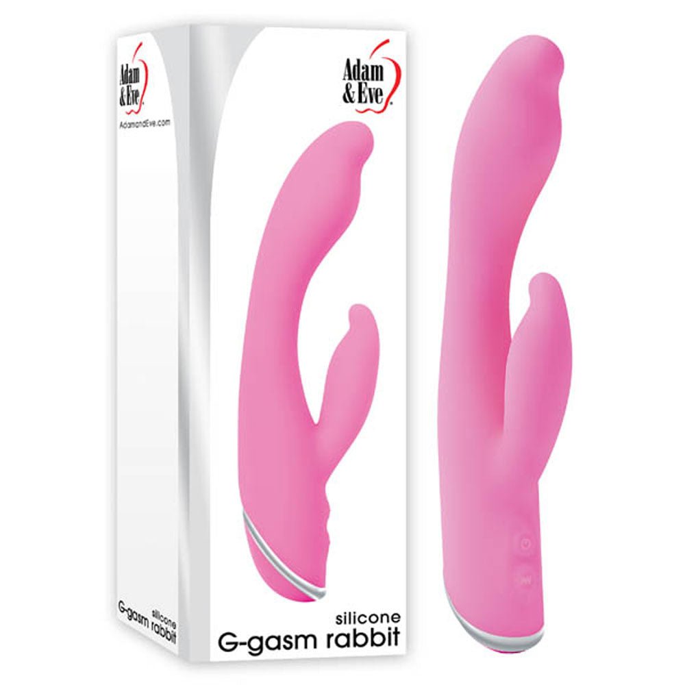 Adam & Eve G-Gasm Rabbit - 20.3 cm (8'') Rabbit Vibrator - Pleasure Den