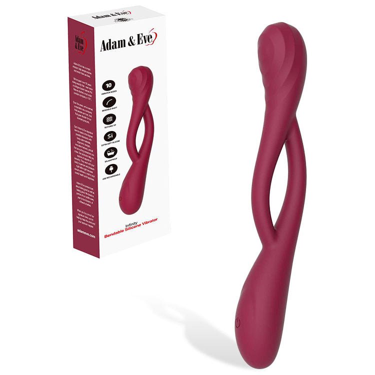 Adam & Eve INFINITY - USB Rechargeable Bendable Vibrator - Pleasure Den