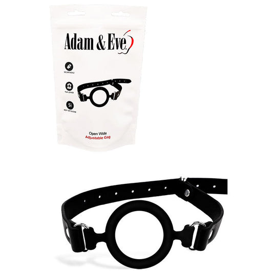 Adam & Eve OPEN WIDE - Adjustable Mouth Restraint - Pleasure Den