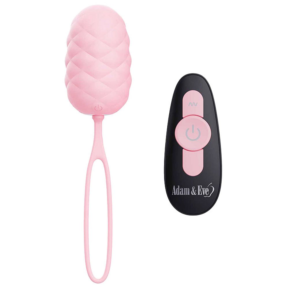 Adam & Eve PILLOW TALK EGG - USB Rechargeable Vibrating Egg with Wireless Remote Control - Pleasure Den