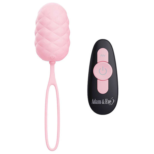 Adam & Eve PILLOW TALK EGG - USB Rechargeable Vibrating Egg with Wireless Remote Control - Pleasure Den