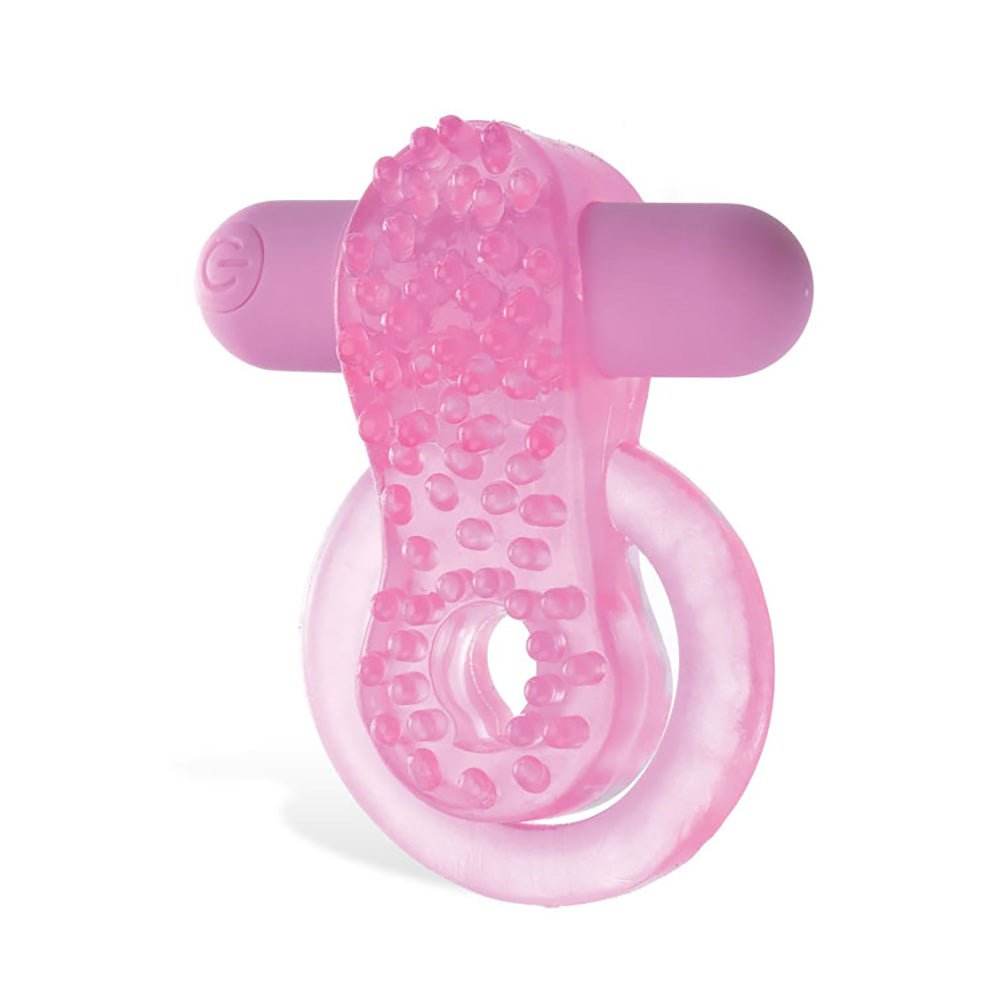 Adam & Eve RECHARGEABLE COUPLES ENHANCER - USB Rechargeable Cock & Balls Ring - Pleasure Den