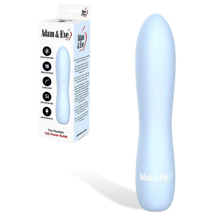Adam & Eve THE RUMBLER - Light USB Rechargeable Extra Strong Bullet - Pleasure Den