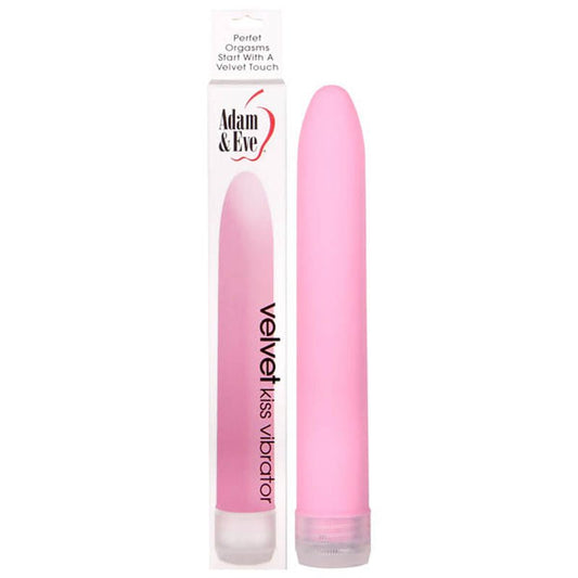 Adam & Eve Velvet Kiss Vibrator - 15.2 cm (6'') Vibrator - Pleasure Den