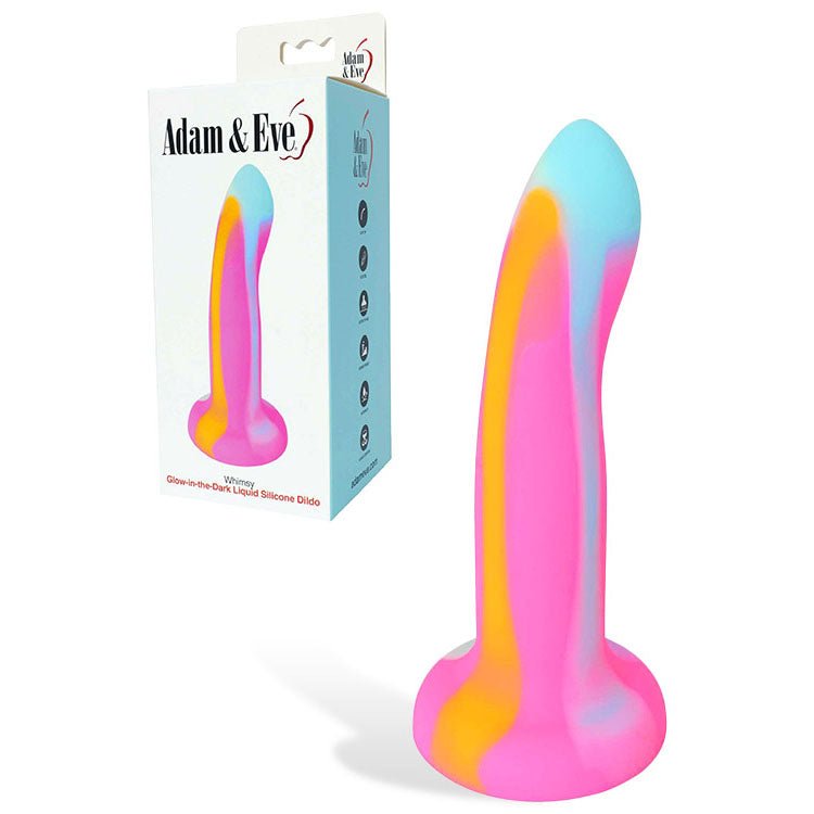 Adam & Eve WHIMSY - Glow In Dark 16.5 cm Dildo - Pleasure Den