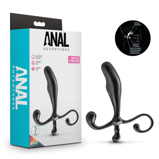 Anal Adventures Prostate Stimulator - 12.7 cm Prostate Massager - Pleasure Den