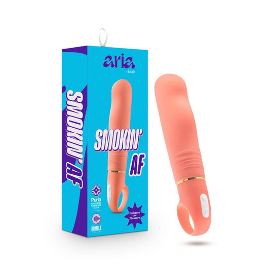 Aria Smokin' AF - Coral 15.2 cm Vibrator - Pleasure Den