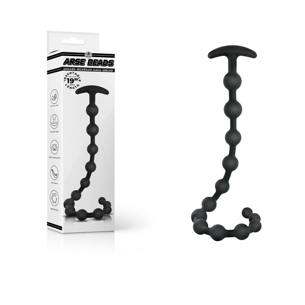 Arse Beads - 48 cm Silicone Anal Beads - Pleasure Den