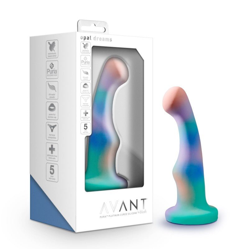Avant Opal Dreams - Aqua - 15.2 cm Dildo - Pleasure Den