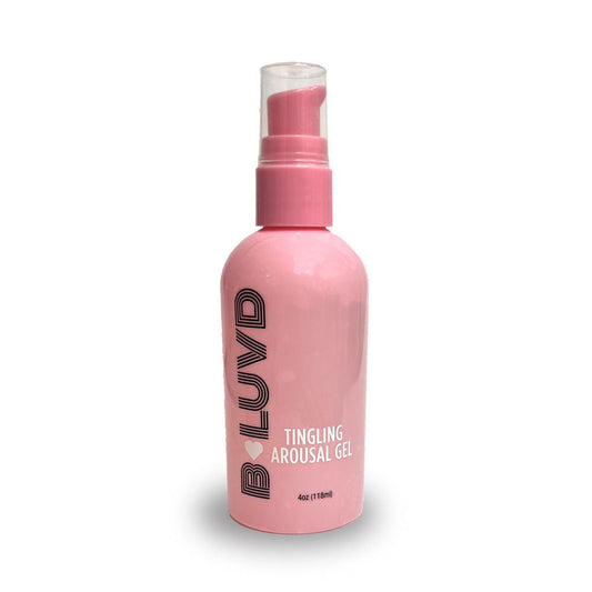 B-LUVD Tingling Arousal Gel - Water Based Unisex Arousal Gel Lubricant - 118 ml Bottle - Pleasure Den