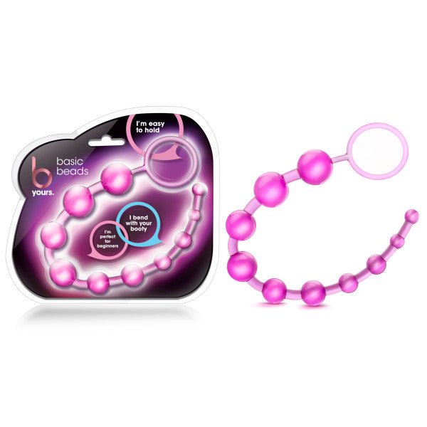 B Yours - Basic Beads - 32 cm (12.75'') Anal Beads - Pleasure Den